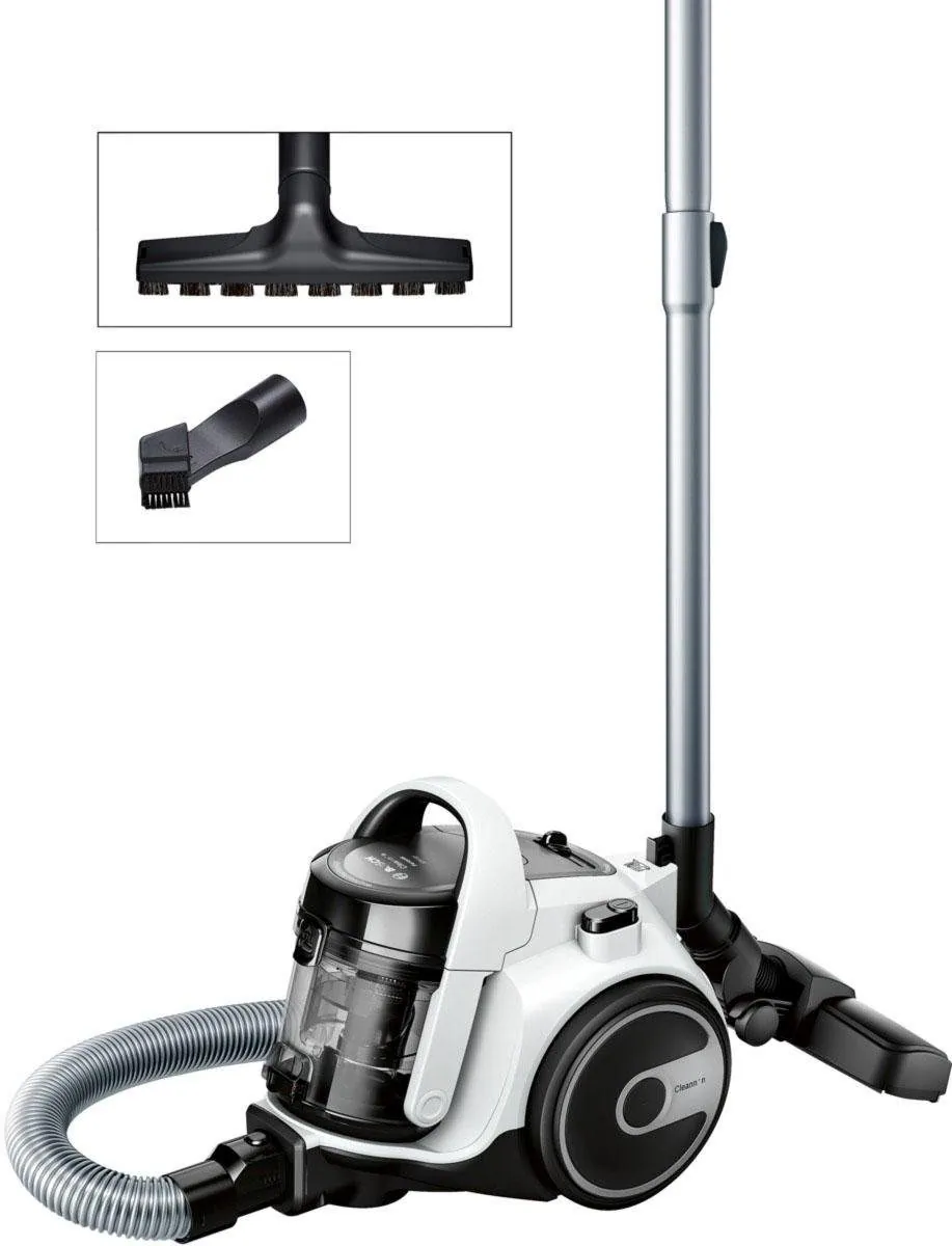 Bosch Serie 2 BGS05AAA1 Bodenstaubsauger, kompakt, hygienisch, beutellos