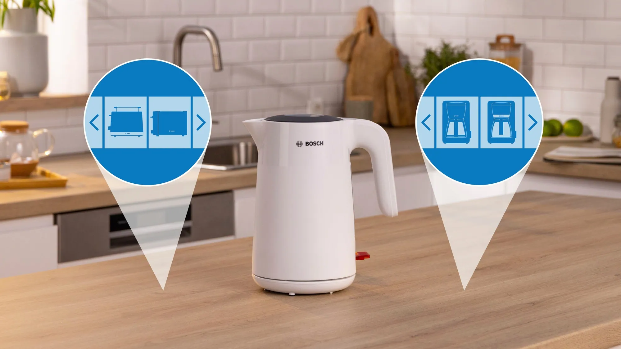 Bosch MyMoment TWK2M161 Wasserkocher, 1,7 l, 2400 W, Tassenanzeige, Überhitzungsschutz 5