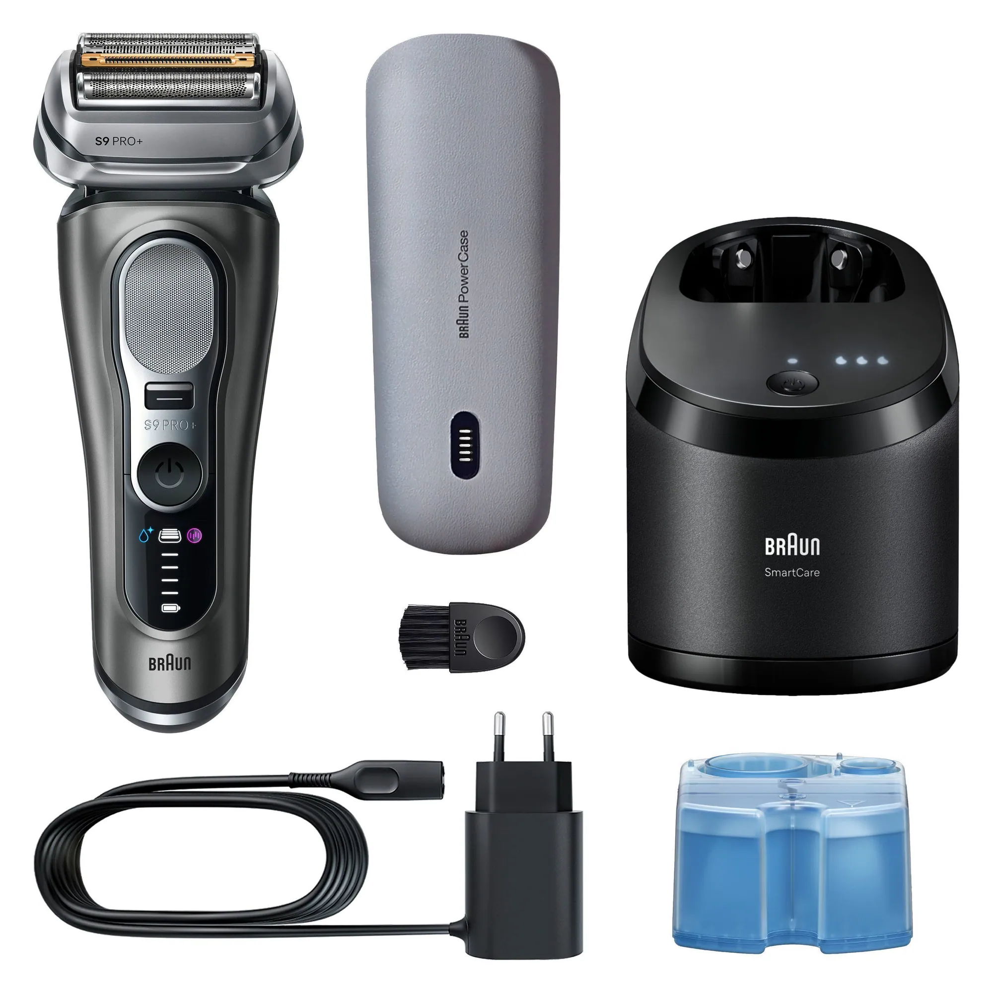 Braun Series 9 PRO+ Elektrorasierer, 5+1 Scherkopf-Technologie, SmartCare Center, wasserdicht 2