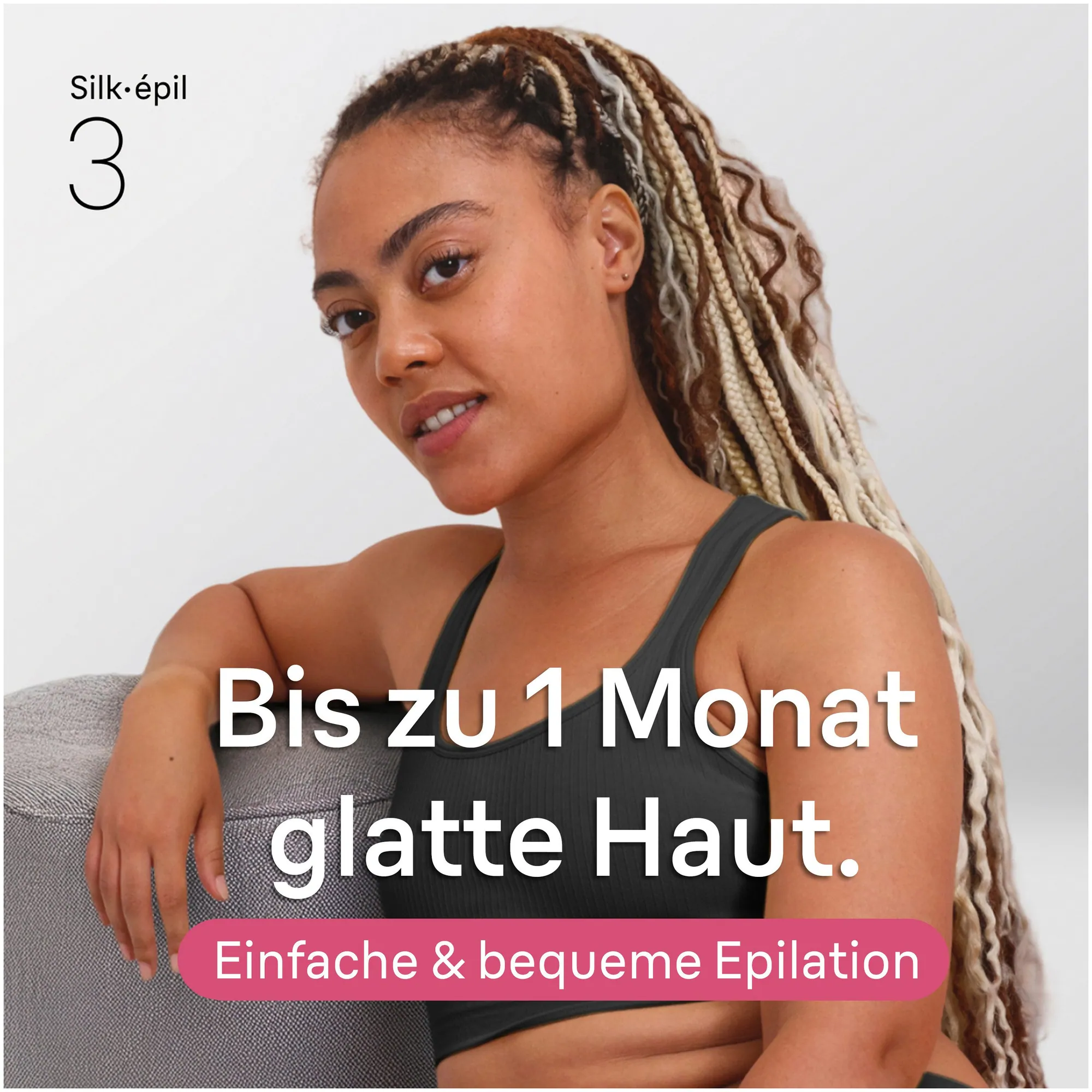 Braun Silk-épil 3 SE3-031 Epilierer, kabelgebunden, Rasier- & Trimmeraufsatz, einfache Anwendung 3