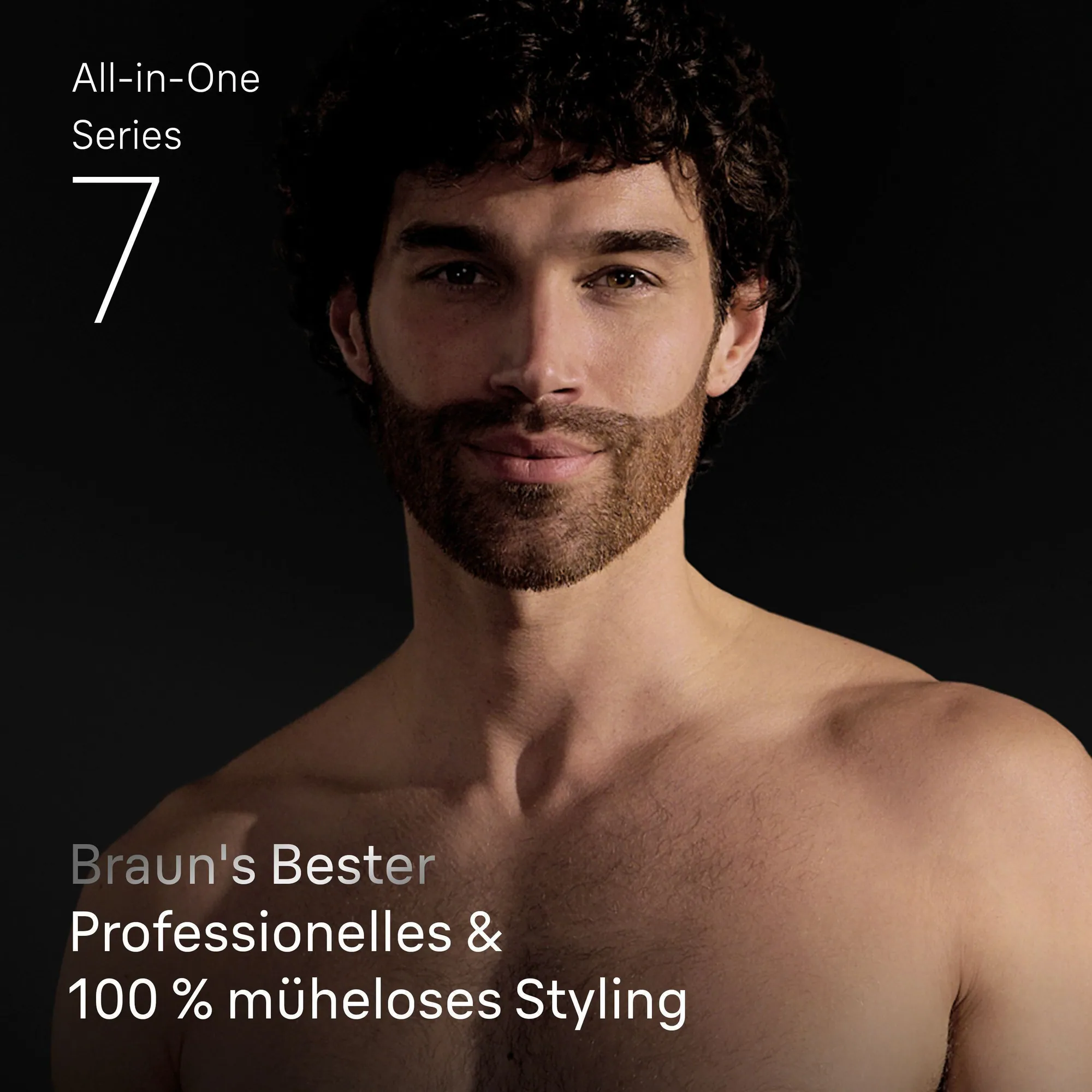 Braun Haarschneider All-in-One Series 7, 11-in-1 Groomingset, SkinGuard-Technologie, 120 Min Akku 2