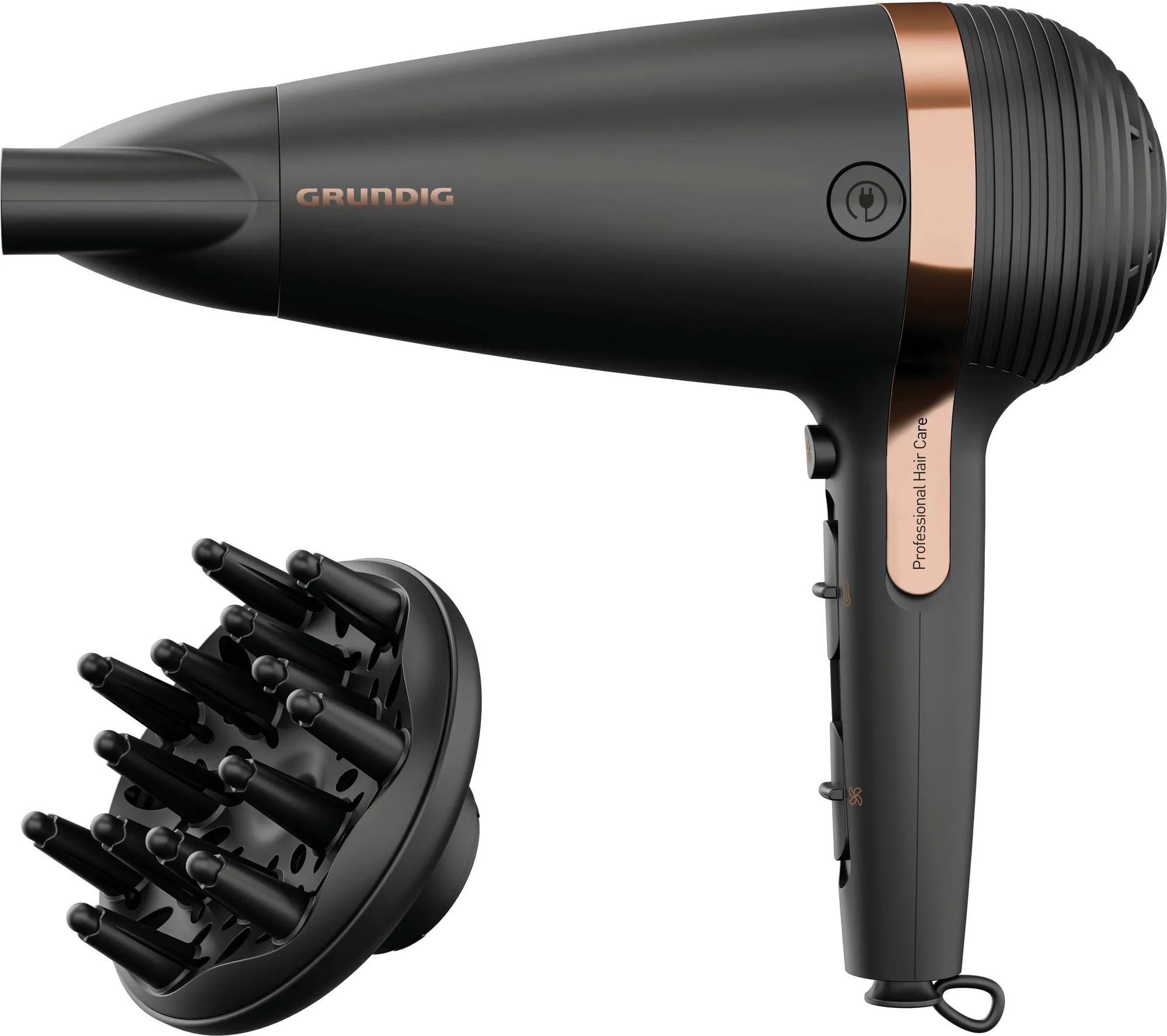 Grundig HD 7081 Haartrockner, 2100 W, Ionen-Technologie & Keramikbeschichtung 3