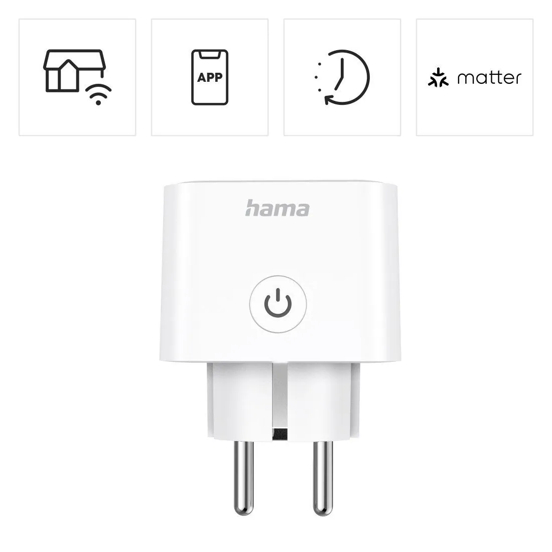 Hama WLAN-Steckdose, einfache Smart Home Integration, hohe Kompatibilität, stromsparendes Management 3