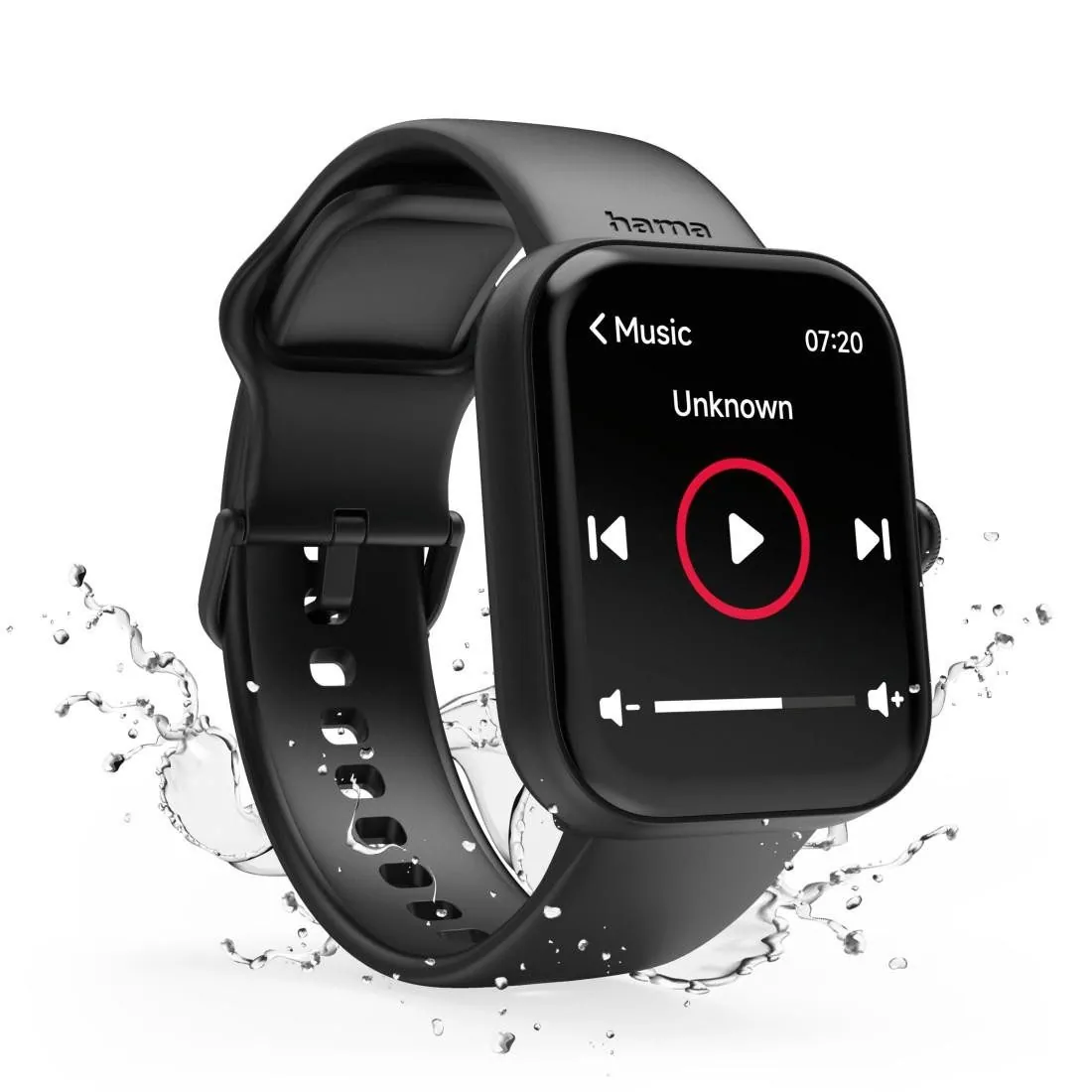 Hama Smartwatch 1,65 Zoll, Telefonfunktion, wasserdicht, Fitnessdaten 3