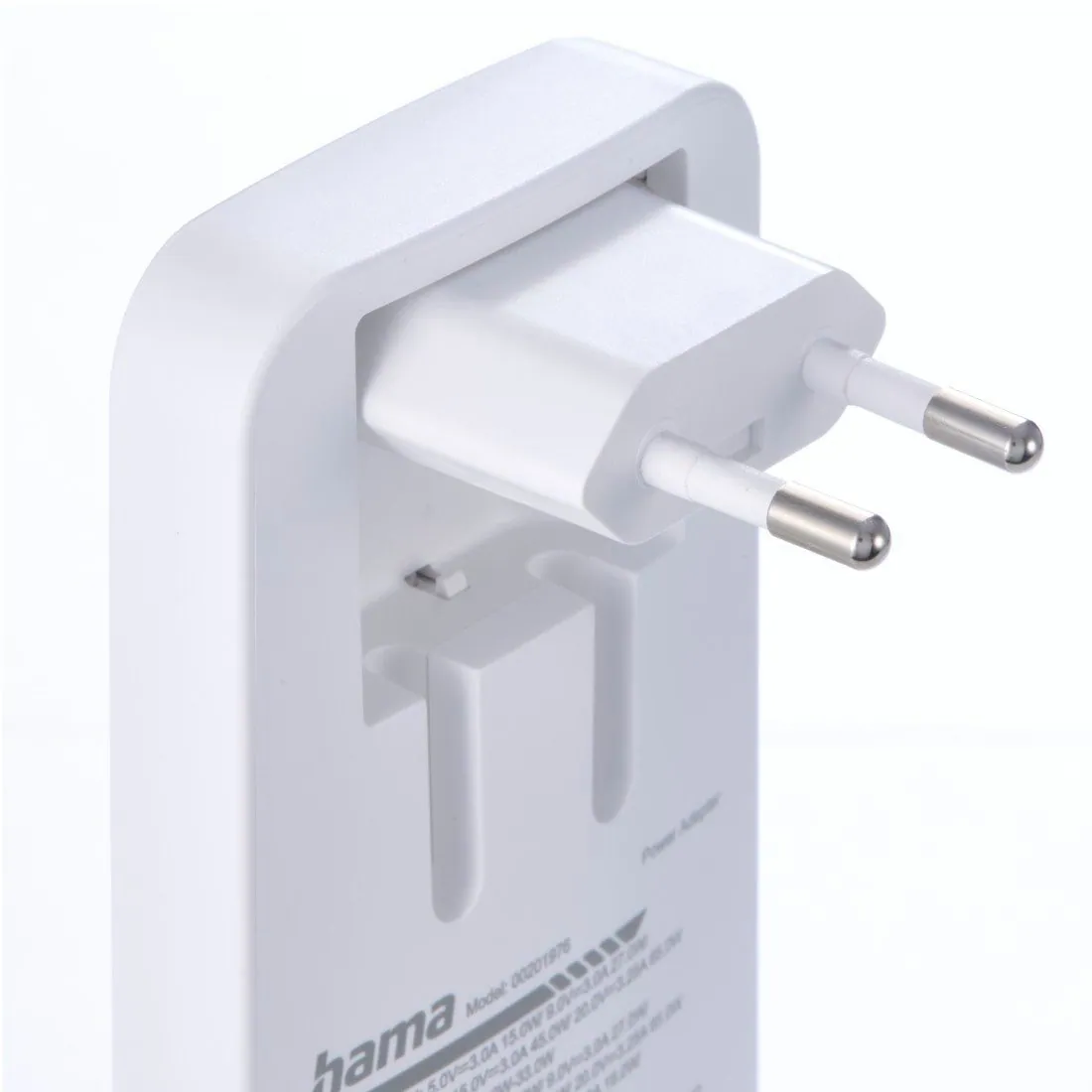 Hama Schnellladegerät, 65W, 2x USB-C, 1x USB-A, flach, PD/QC 5