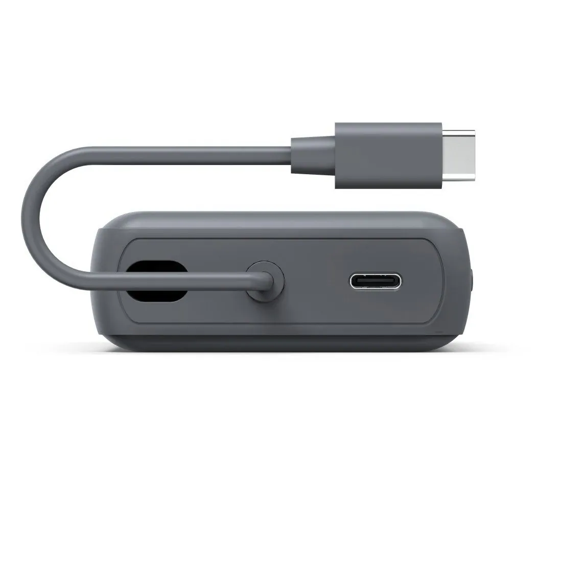 Hama Powerbank 10000 mAh, integriertes USB-C-Kabel, Fast Charge, grau 3