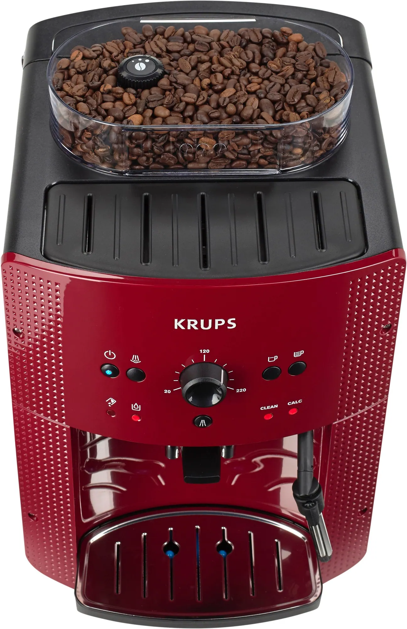 Krups EA8107 Kaffeevollautomat, 2-Tassen-Funktion, manuelle Dampfdüse, anpassbare Kaffeestärken 4