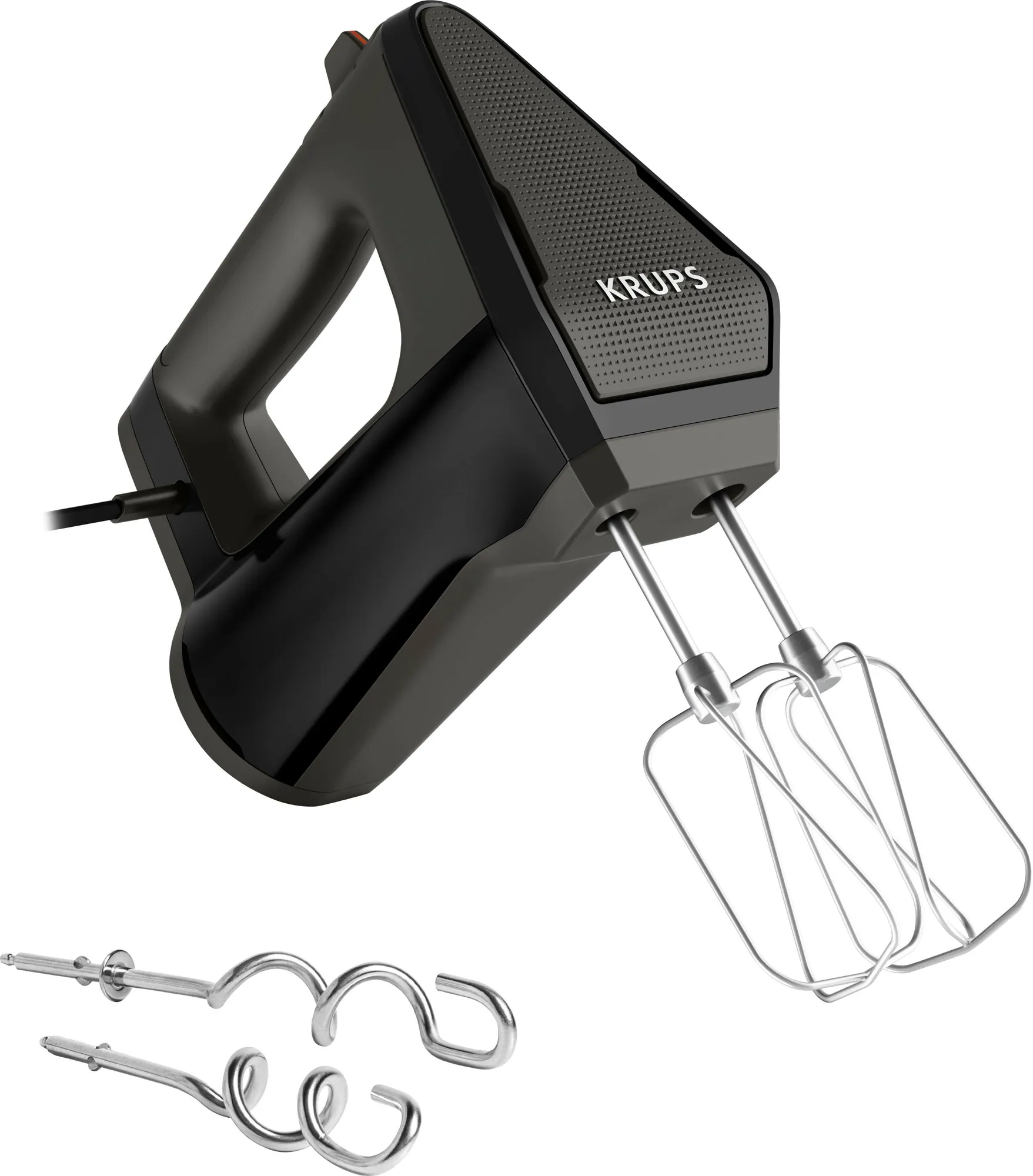 Krups 3MIX 6000 Handmixer, 600 W Leistung, Edelstahlquirle, ergonomischer Griff