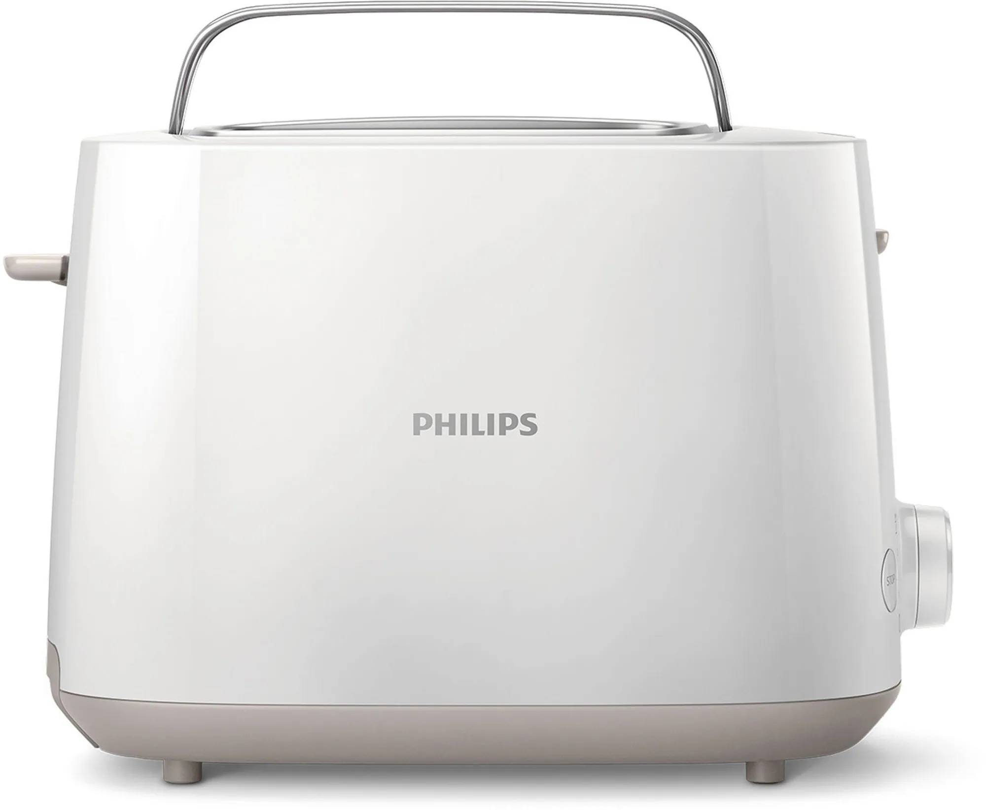 Philips Toaster HD2581/00, 2 Schlitze, 830 W, integrierter Brötchenaufsatz 2