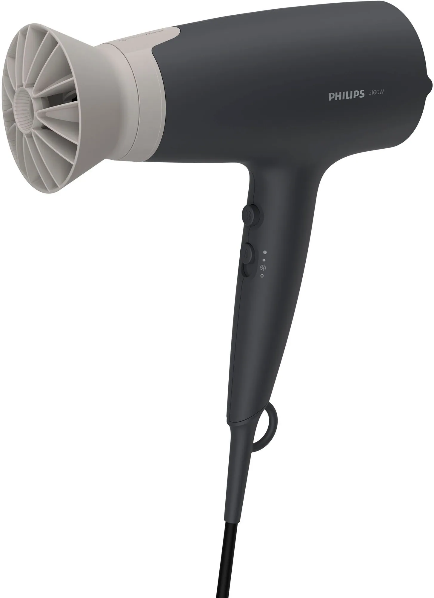 Philips Haartrockner Essential Series 3000, 2100 W, ThermoProtect Aufsatz, 6 Stufen 2