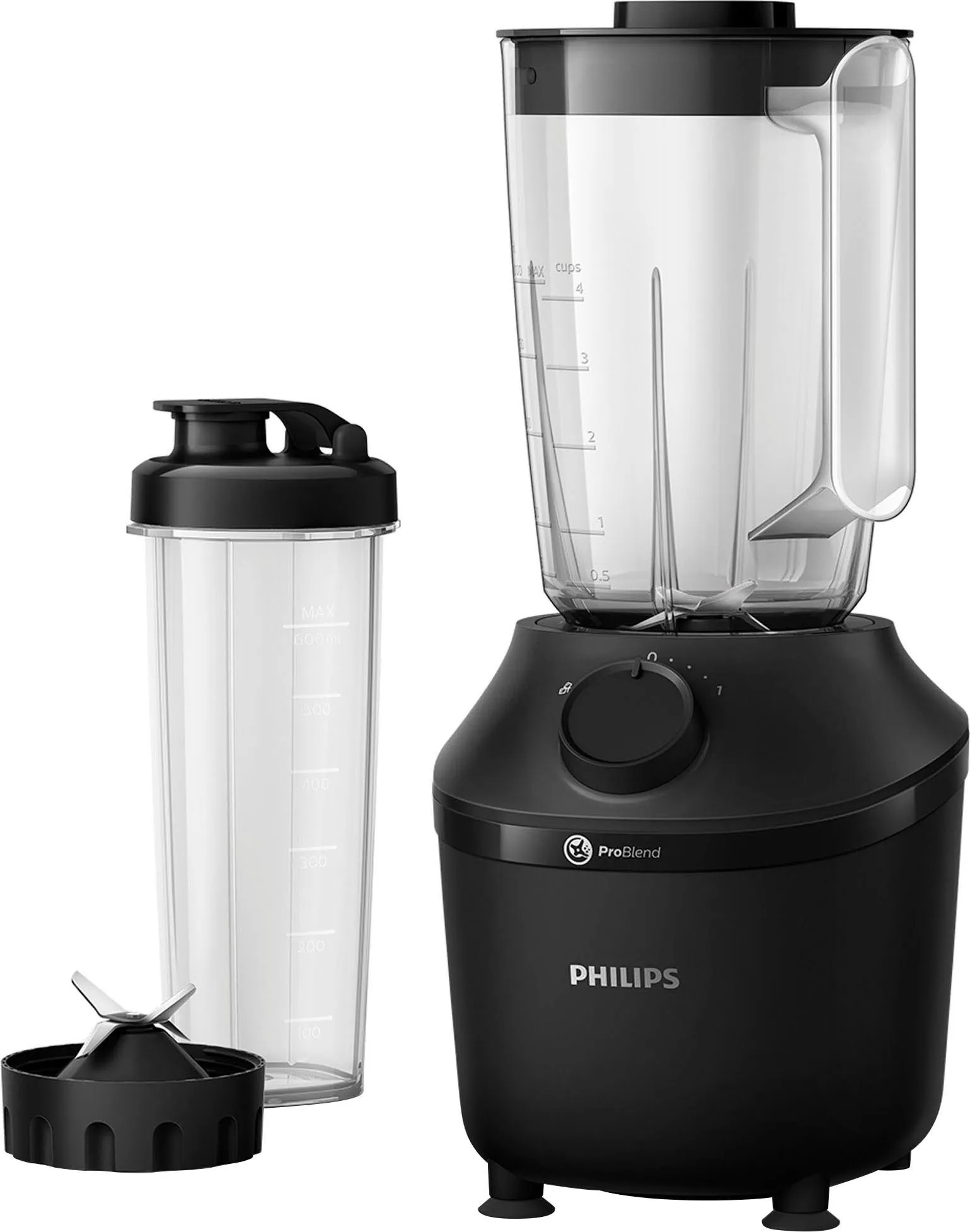 Philips Standmixer HR2041/41, ProBlend-Technologie, 450 W, 1,9L-Behälter