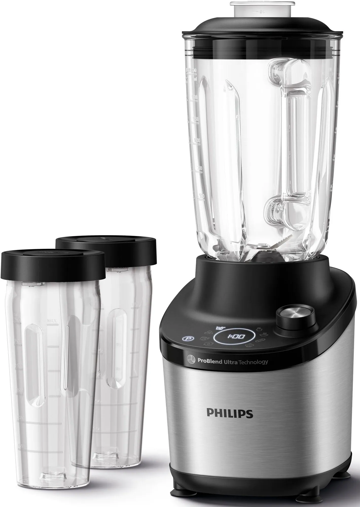Philips HR3760/10 Standmixer, 1500 W, ProBlend Ultra-Technologie, 2L-Glasbehälter