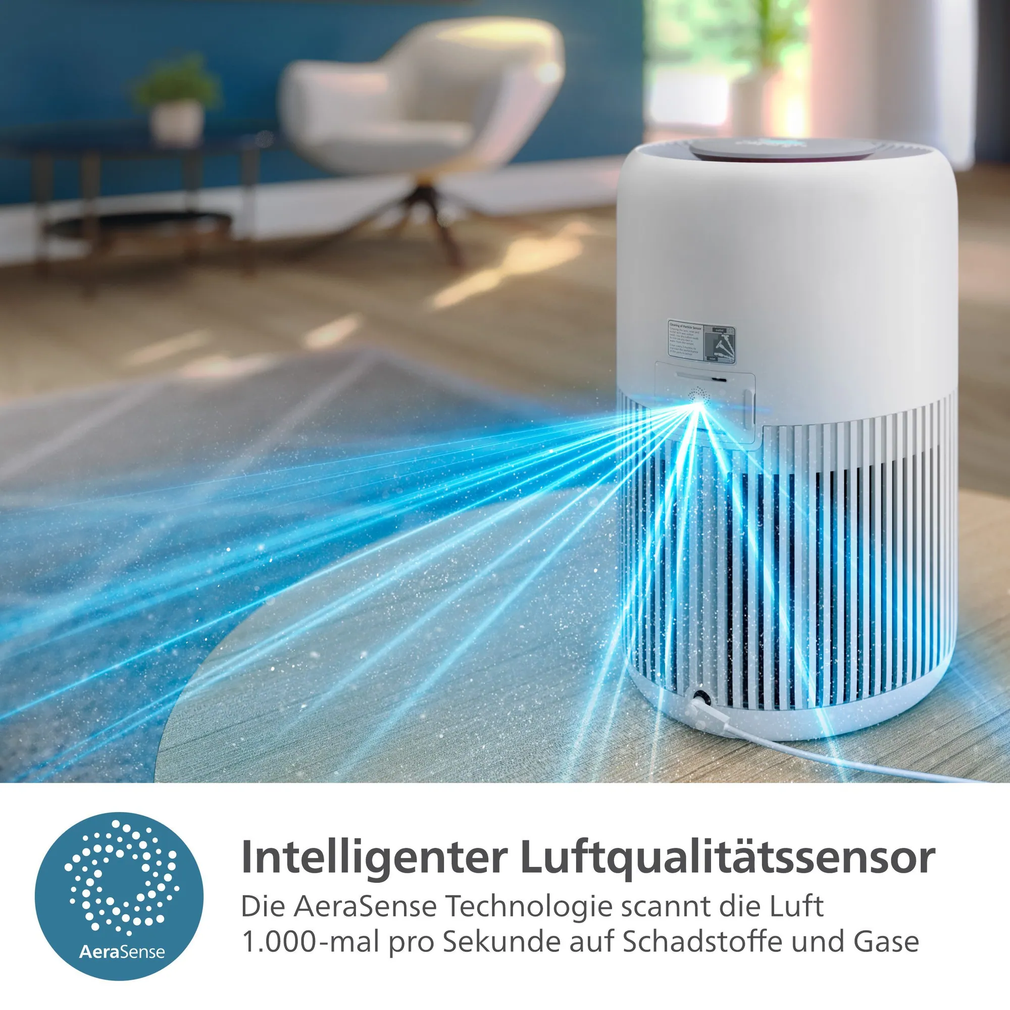 Philips PureProtect Mini 900 Series Luftreiniger, hohe Luftreinigungsrate, leise im Betrieb, ideal für Allergiker 2