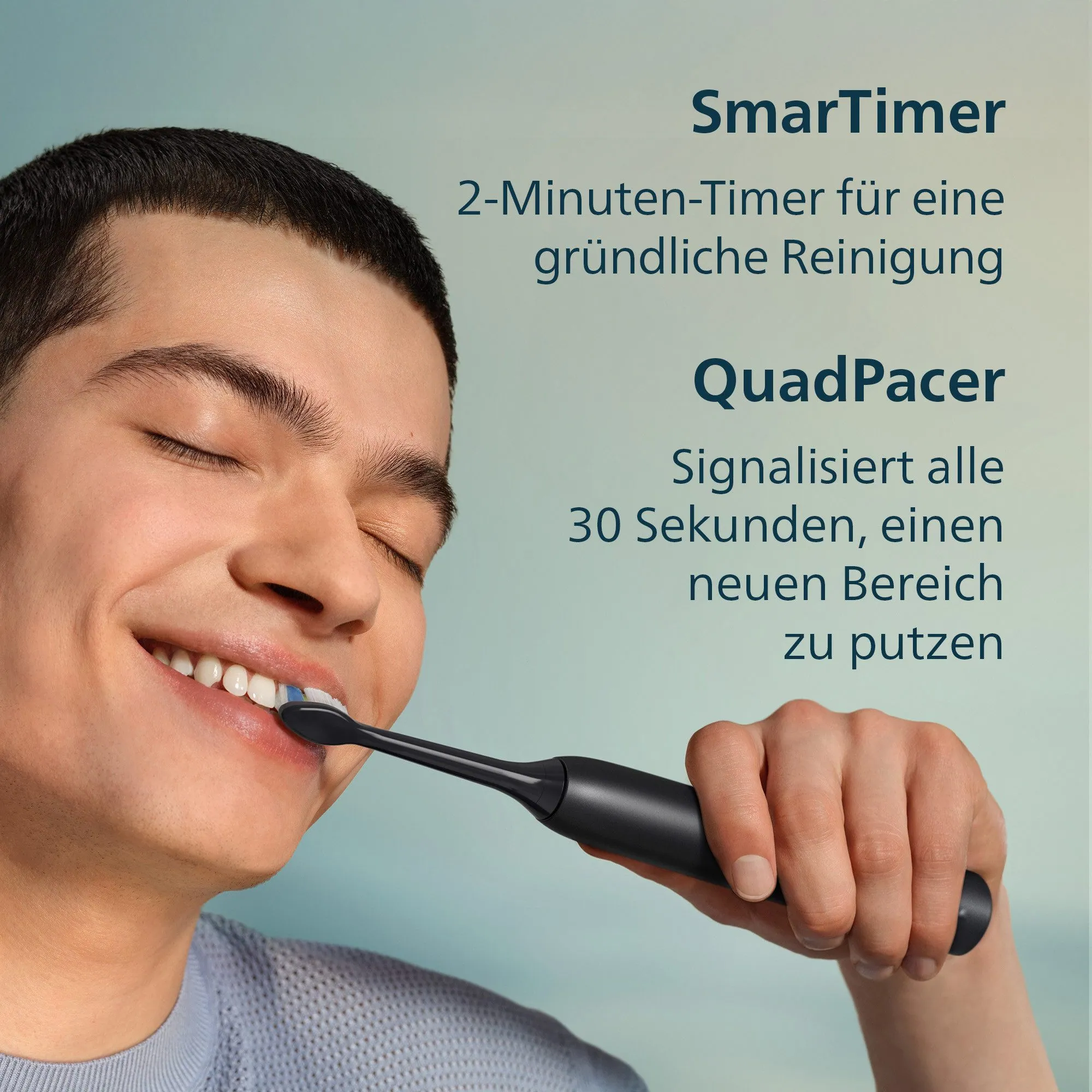 Philips Sonicare 3100 Elektrische Zahnbürste, 3 Intensitätsstufen, Drucksensor, Reiseetui — schonende Mundpflege 3