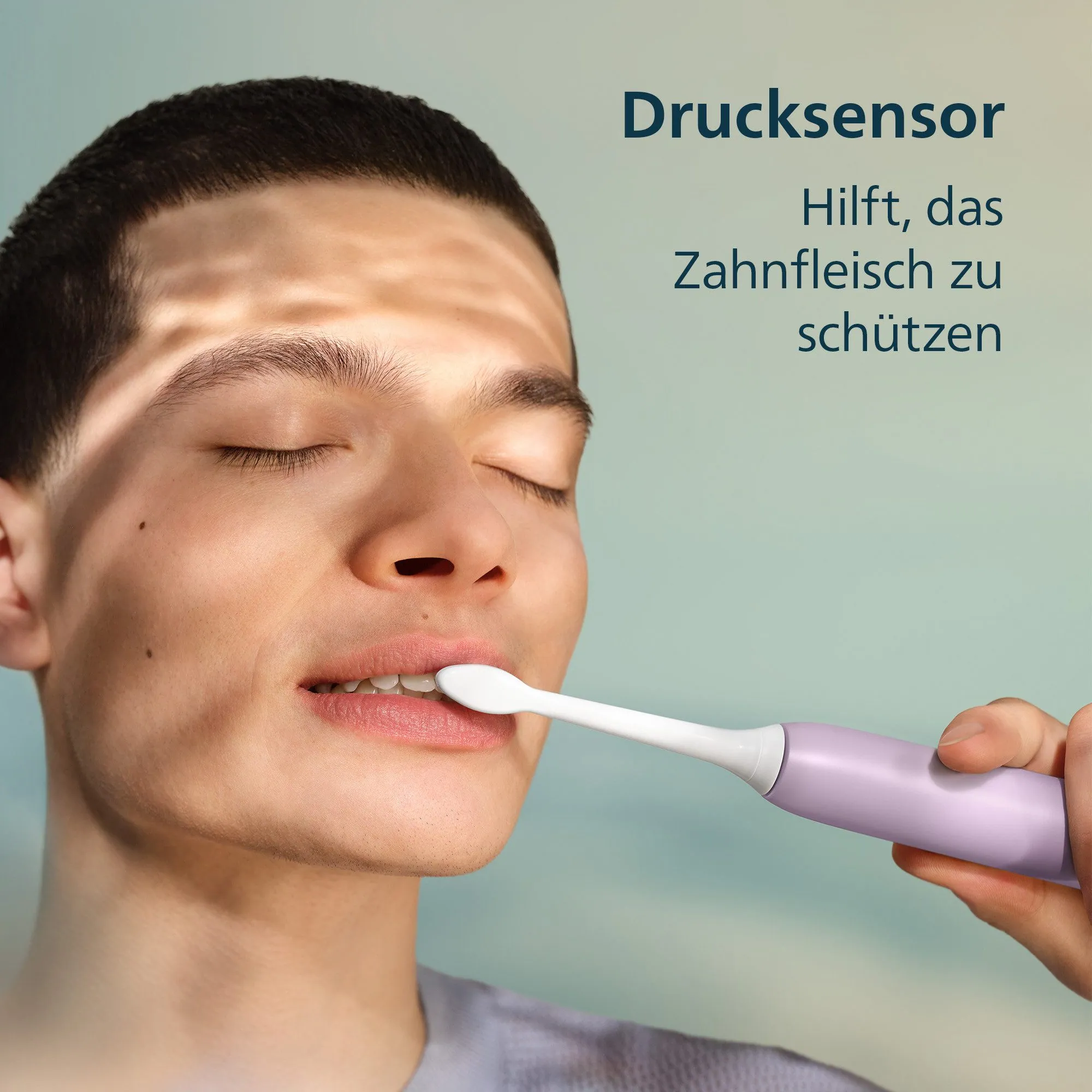 Philips Sonicare 3100 Elektrische Zahnbürste, 3 Intensitätsstufen, Drucksensor, Reiseetui 3