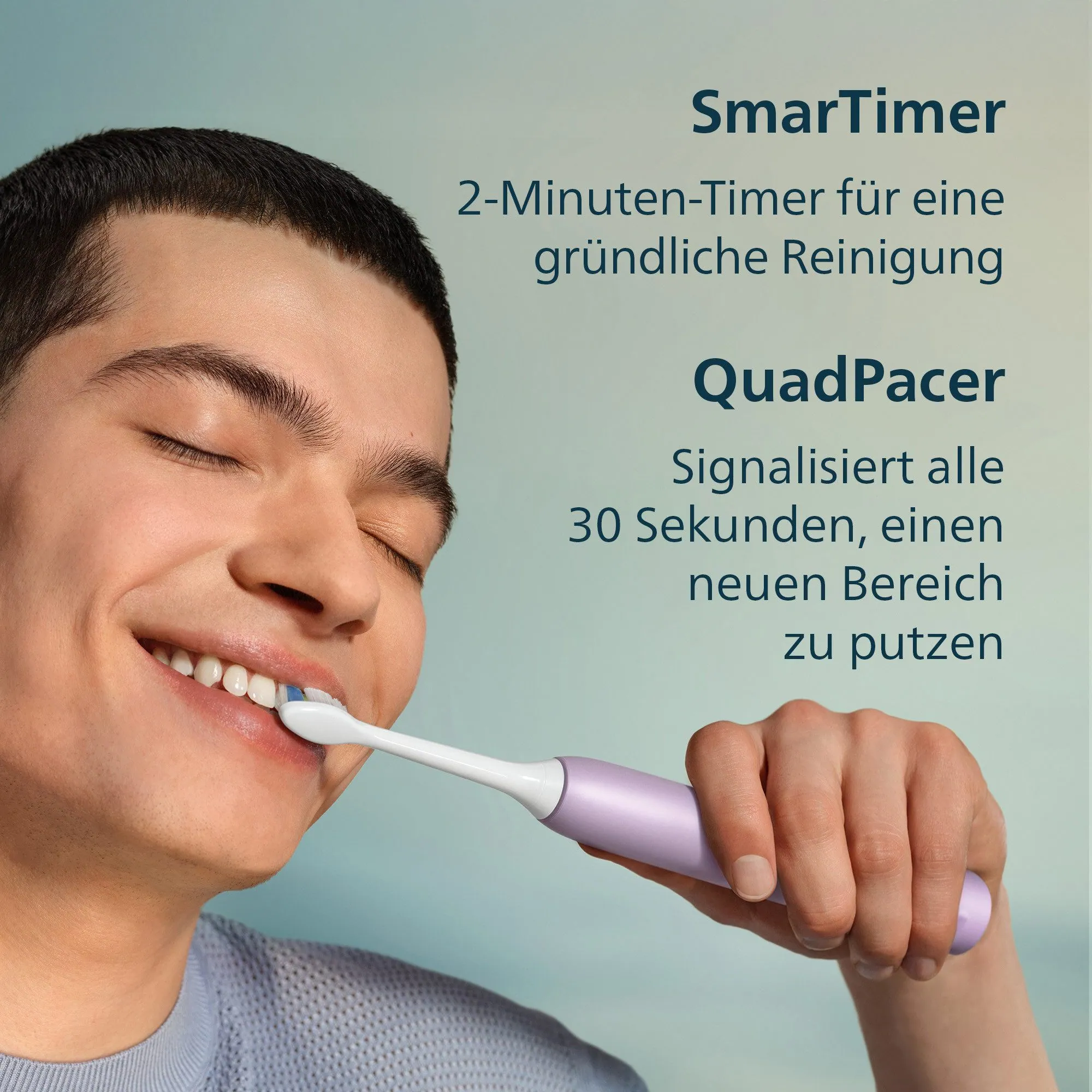 Philips Sonicare 3100 Elektrische Zahnbürste, 3 Intensitätsstufen, Drucksensor, Reiseetui 4