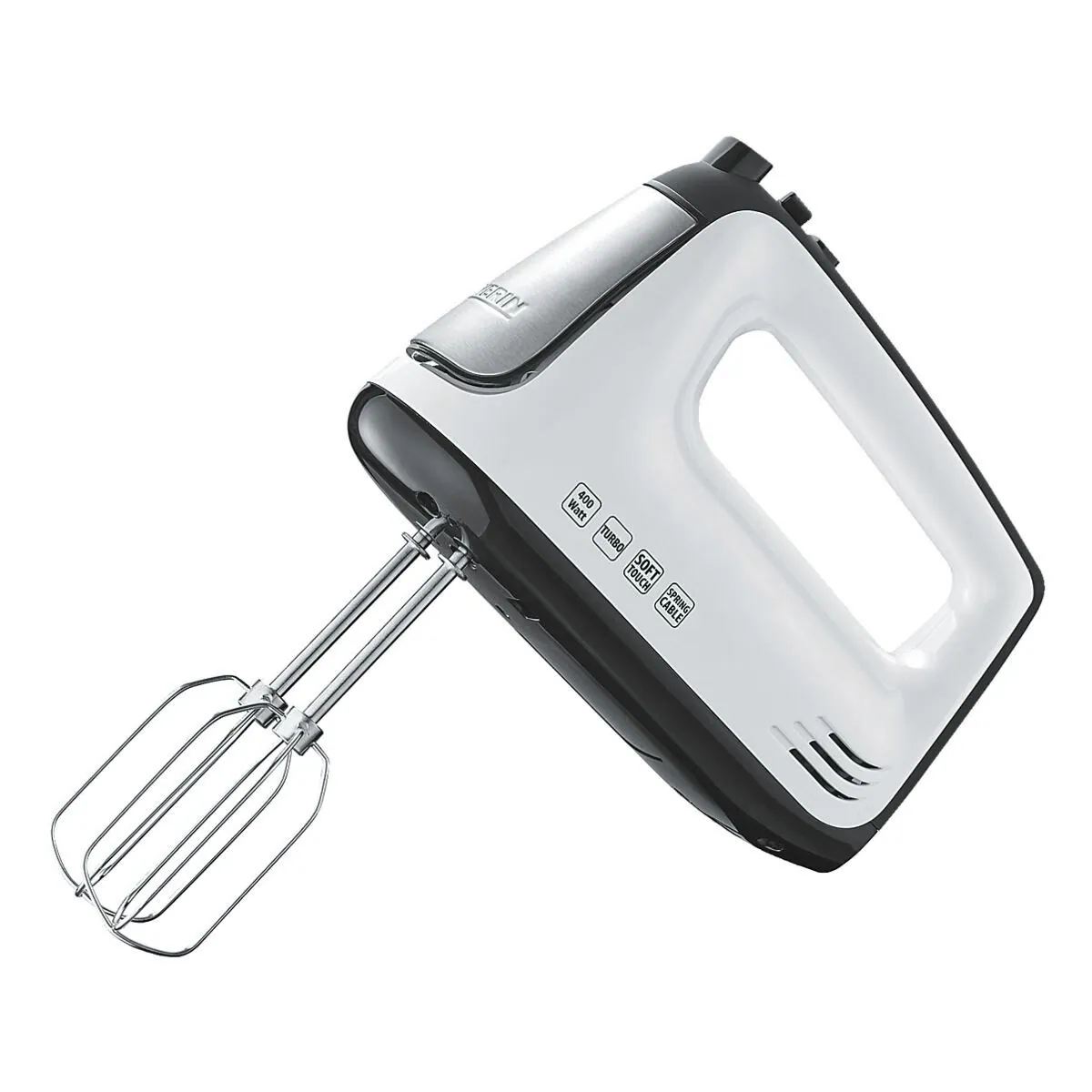 Severin Handmixer HM 3830, 400 W, 5 Geschwindigkeitsstufen, Soft-Touch-Griff