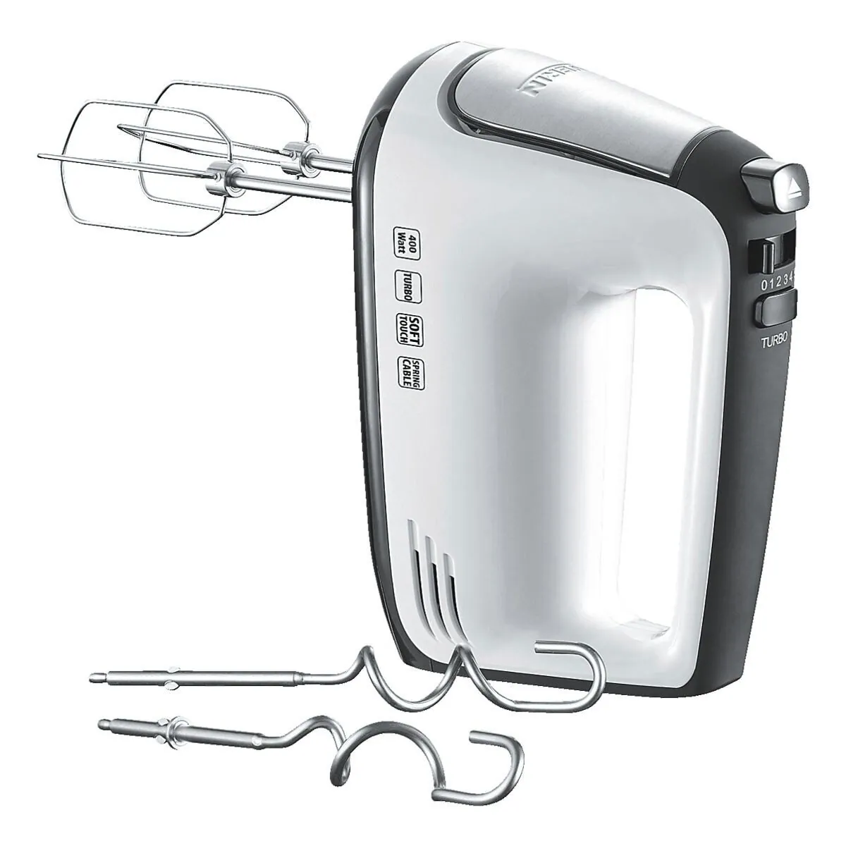 Severin Handmixer HM 3830, 400 W, 5 Geschwindigkeitsstufen, Soft-Touch-Griff 2