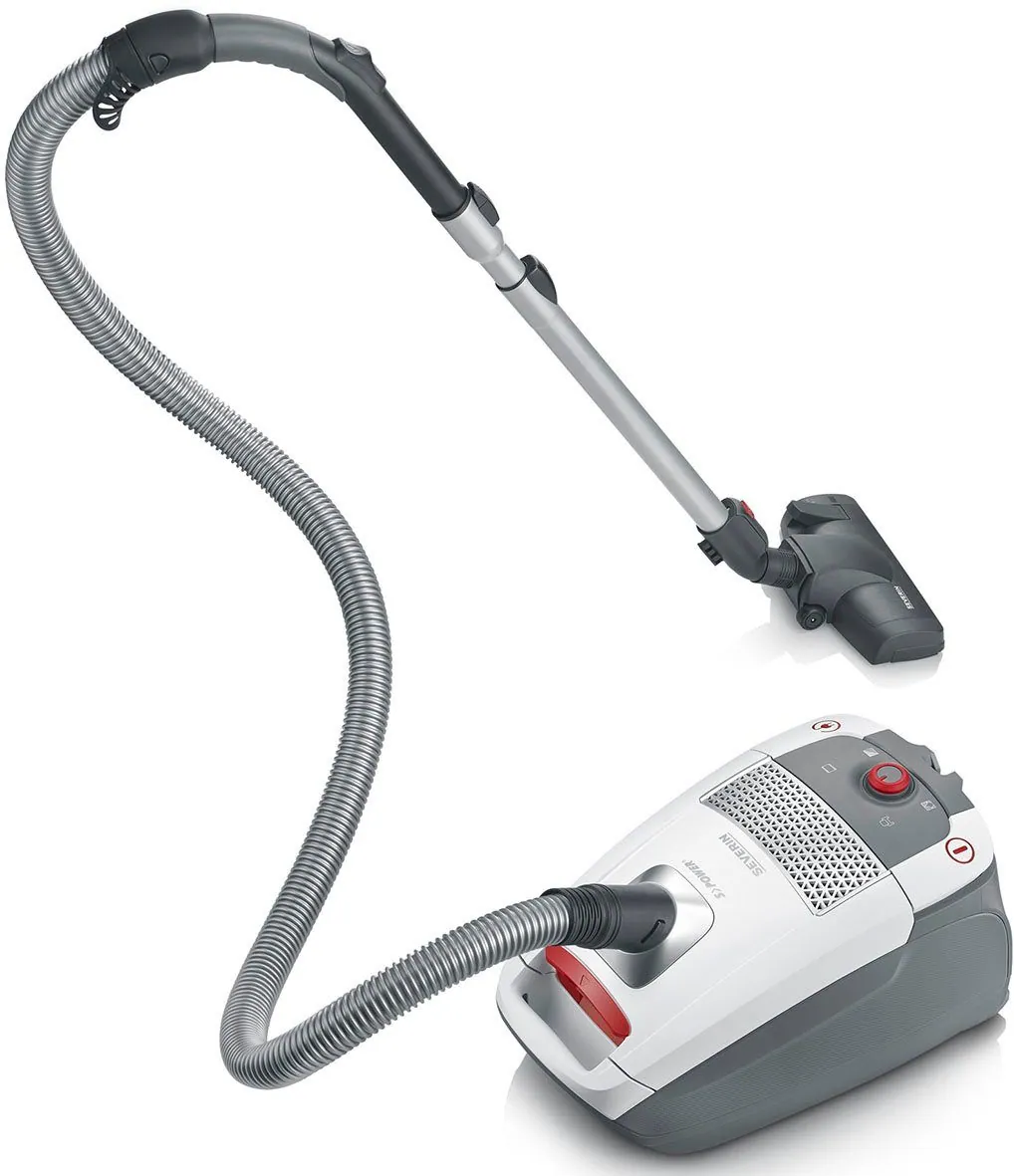 Severin BC 7047 Bodenstaubsauger, 850 W, leise und allergikerfreundlich